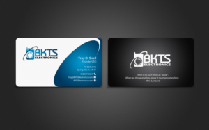 Visitenkarten-Design von chandrayaan.creative für BKTS Electronics | Design: #7027444