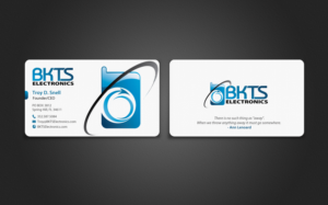 Visitenkarten-Design von chandrayaan.creative für BKTS Electronics | Design: #7027473