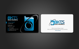 Visitenkarten-Design von chandrayaan.creative für BKTS Electronics | Design: #7027474