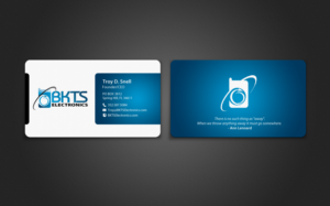 Visitenkarten-Design von chandrayaan.creative für BKTS Electronics | Design: #7027476