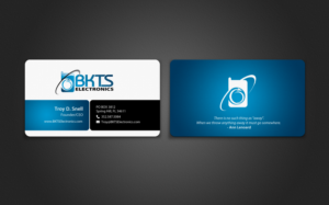 Visitenkarten-Design von chandrayaan.creative für BKTS Electronics | Design: #7027477