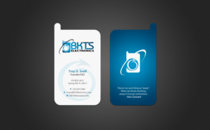 Visitenkarten-Design von chandrayaan.creative für BKTS Electronics | Design: #7029662
