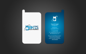 Business Card Design by chandrayaan.creative for BKTS Electronics | Design: #7029663