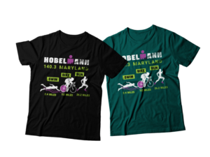 Ironman triathlon t shirt for family and friends to wear in support of athlete