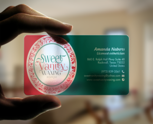 Business Card Design by chandrayaan.creative for Sweet Vanity Waxing Boutique | Design: #7043435