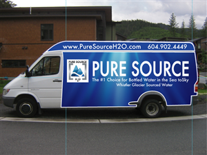 Signage Design by Gawa Design for Pure Source H2O Ltd. | Design: #365188