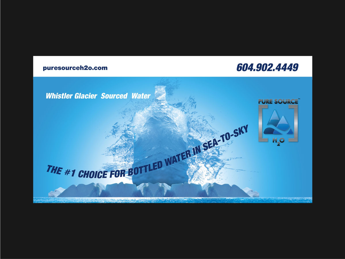 Signage Design by ideartery for Pure Source H2O Ltd. | Design #366696