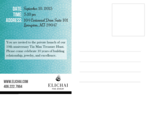 Invitation Design by alessandroevge for Elichai Fine Jewelry | Design: #7048337