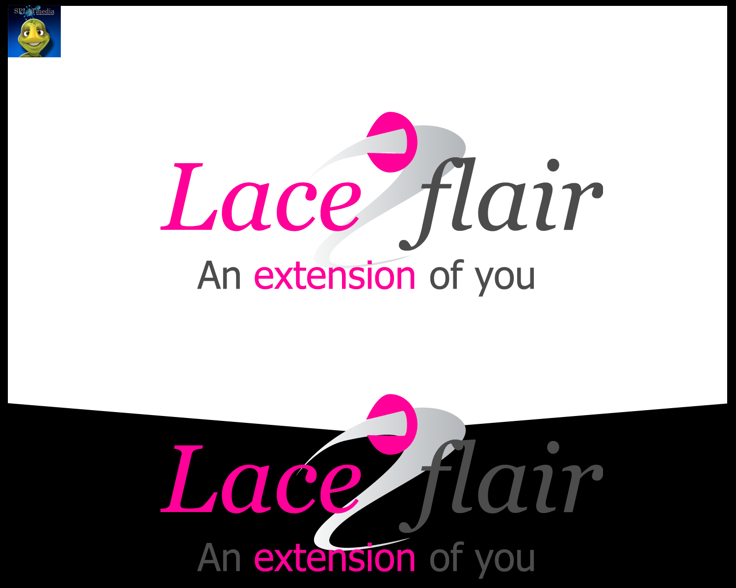 Logo Design by SPLATmedia for Laceflair | Design: #369548