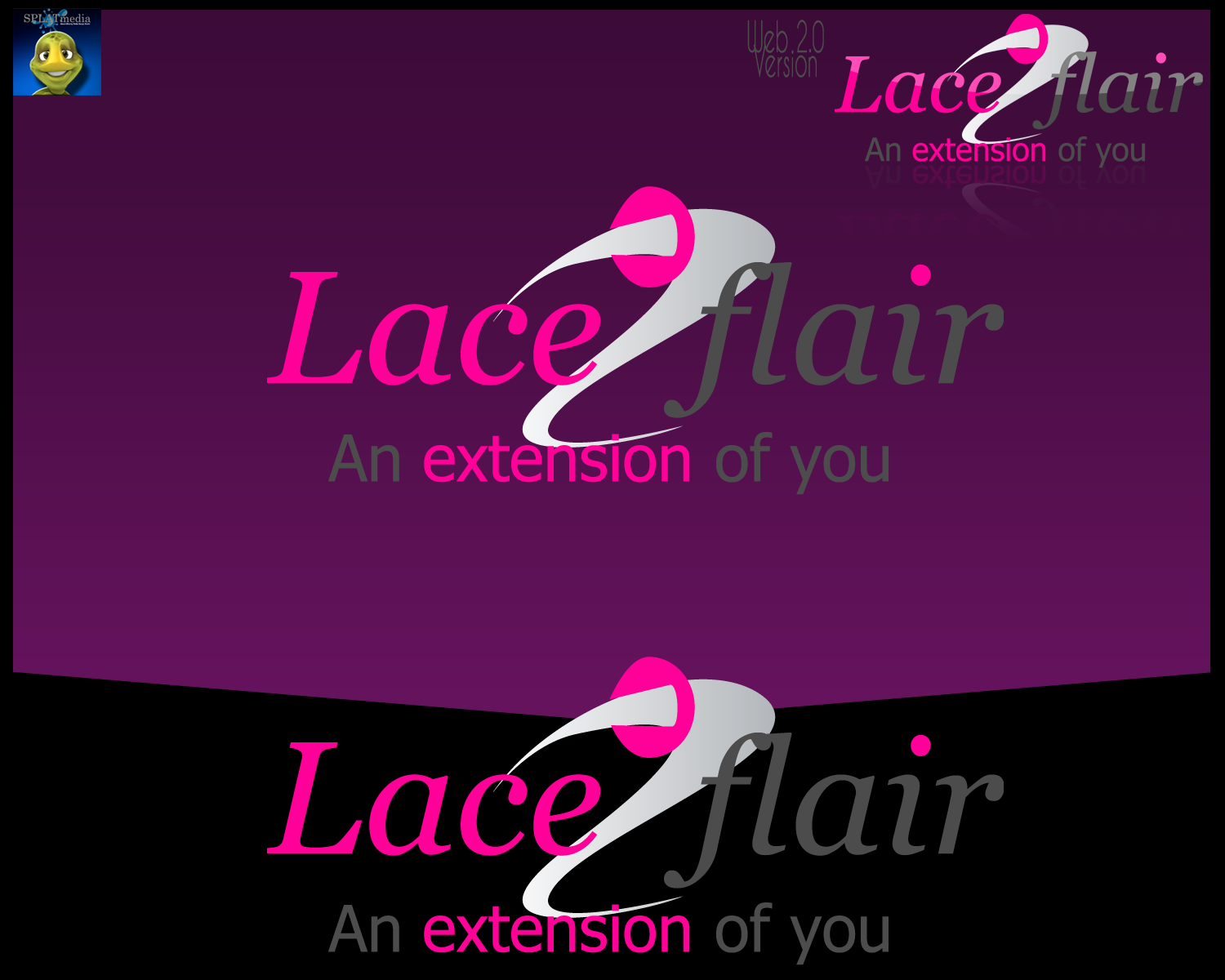 Logo Design by SPLATmedia for Laceflair | Design #370762