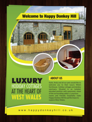 Design de Flyer par debdesign pour Happy Donkey Hill | Design #7041178