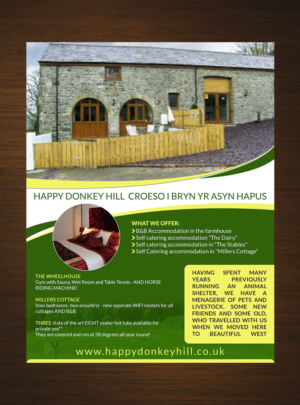 Design de Flyer par creative.bugs pour Happy Donkey Hill | Design #7028637