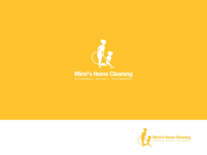 Mimi's Home Cleaning. Affordable, Reliable, Trustworthy | Logo Design by ArtTank