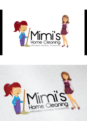 Diseño de Logo por Logo Xtudio para Mimi''s Home Cleaning | Diseño: #7148524