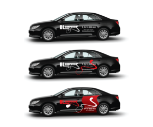 BL Computers Sedan Car Wrap Design | Car Wrap-Design von Sergio Coelho