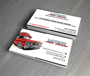 Business Card Design by alexvas2101 for Langes Auto Centre | Design: #1804209