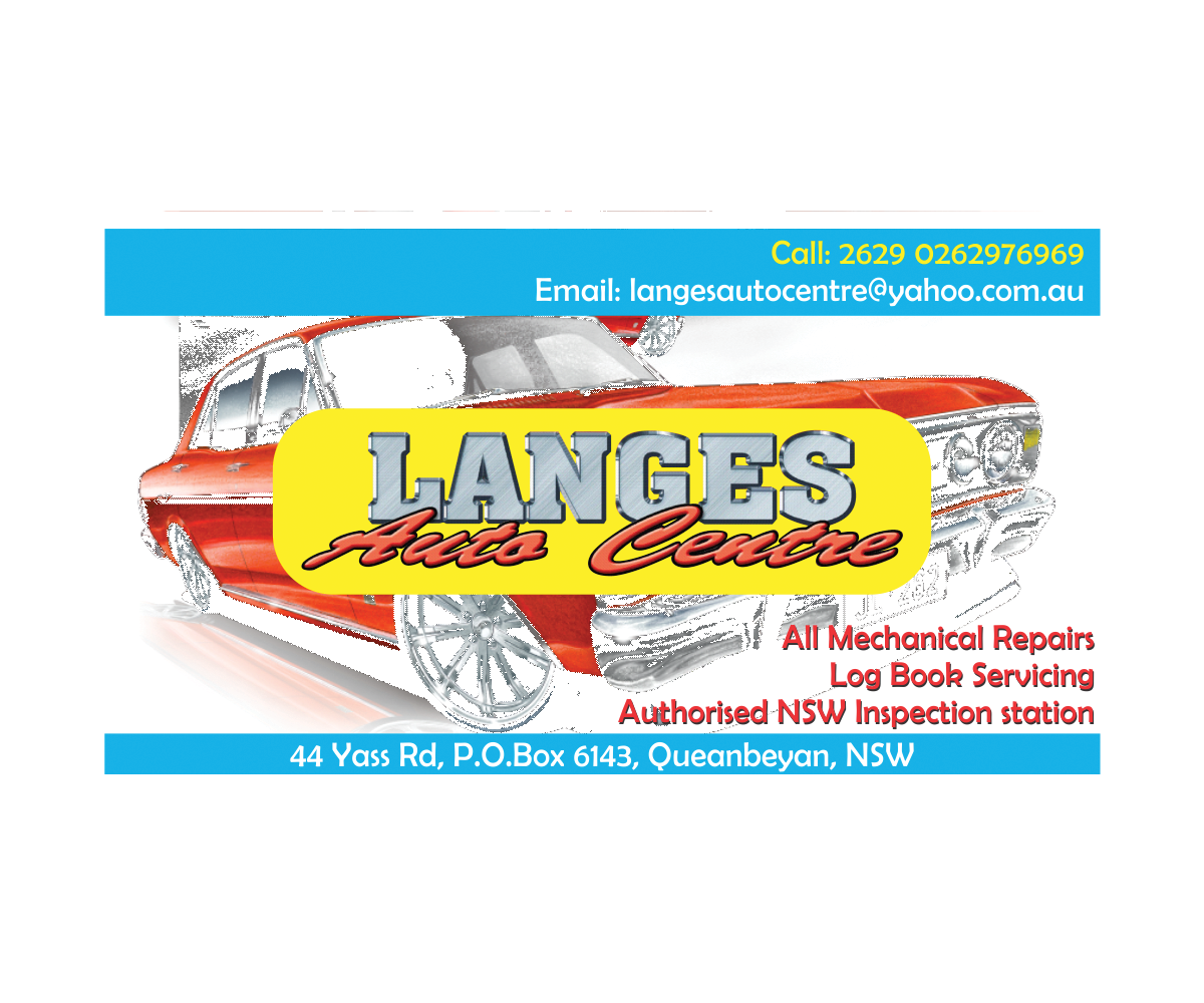 Business Card Design by koushikkora for Langes Auto Centre | Design #1804519