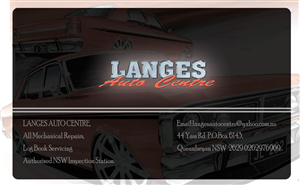 Visitenkarten-Design von Gallery für Langes Auto Centre | Design #1810592
