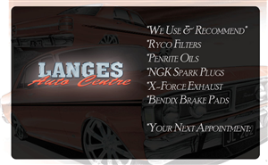 Business Card Design by Gallery for Langes Auto Centre | Design: #1810597