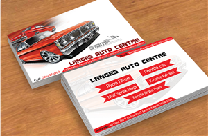 Business Card Design by Abhishek Chowdhury for Langes Auto Centre | Design: #1812052