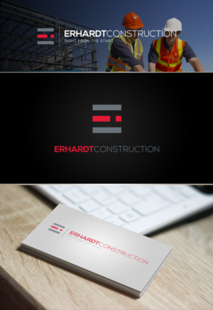 Erhardt Construction | Logo Design by Gridline Concepts