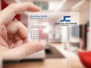 Business Card Design by Creations Box 2015 for JAE Sales LLC | Design: #7064203