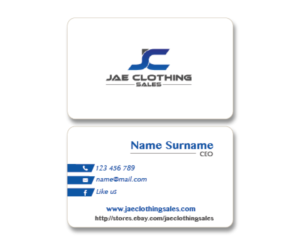 Business Card Design by Ana Maria ZM for JAE Sales LLC | Design: #7035347
