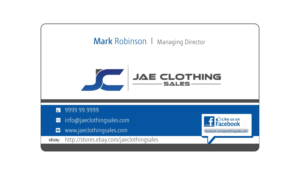 Business Card Design by dbb201 for JAE Sales LLC | Design: #7046226