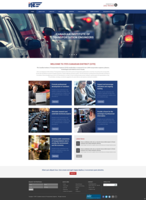 Web Design by pb for Canadian Institute of Transportation Engineers | Design: #7062226