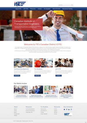 Web Design by pb for Canadian Institute of Transportation Engineers | Design: #7062227