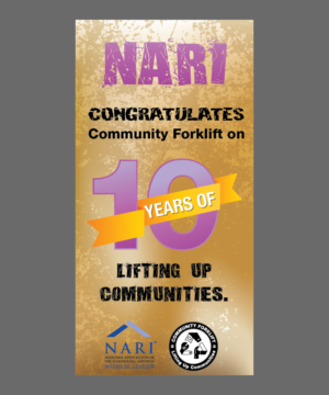 Signage Design by joliau for Community Forklift Reuse Warehouse | Design: #7105199