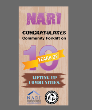 Signage Design by joliau for Community Forklift Reuse Warehouse | Design: #7105201