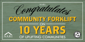 Signage Design by stevenphillips89 for Community Forklift Reuse Warehouse | Design: #7078515
