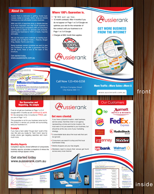 Aussie Rank brochure | Diseño de Brochure por Sbss