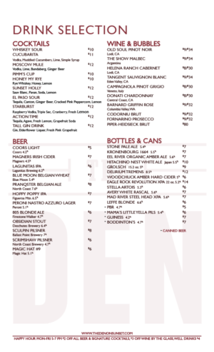 Design de Menu par Ellen Exposurepdp pour The Den On Sunset | Design : #7065960