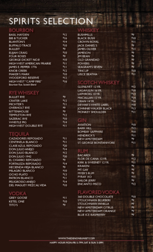 Design de Menu par Ellen Exposurepdp pour The Den On Sunset | Design : #7066261