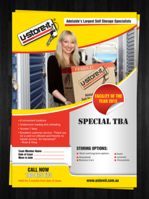 Flyer Design by debdesign for U Store It Pty Ltd | Design: #7120238