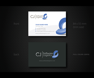 Visitenkarten-Design von kianoke für CJ Software Logistics | Design: #1861651