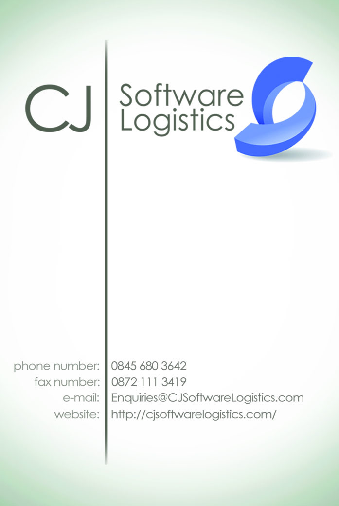 Visitenkarten-Design von Mafagraph für CJ Software Logistics | Design #1836014