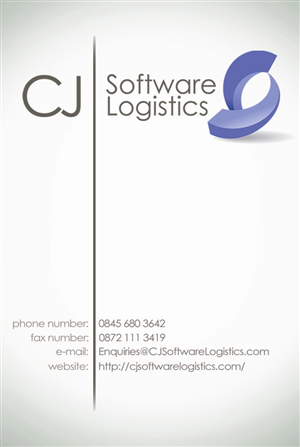 Visitenkarten-Design von Mafagraph für CJ Software Logistics | Design: #1836014