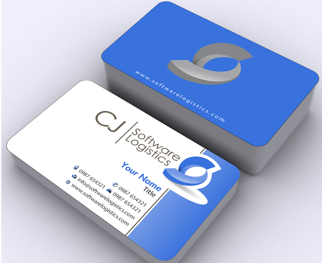 Visitenkarten-Design von Sbss für CJ Software Logistics | Design #1809244