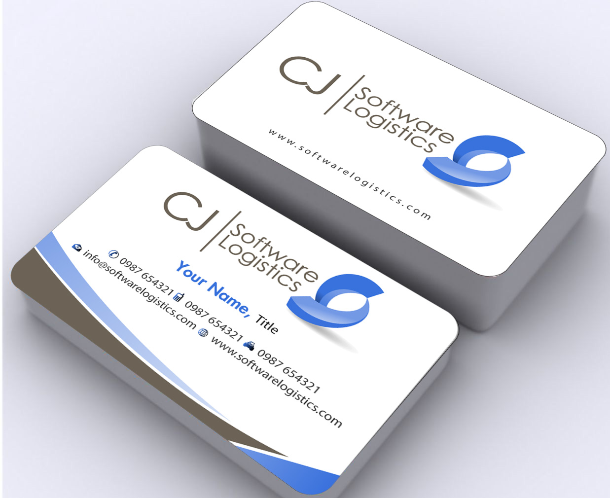 Visitenkarten-Design von Sbss für CJ Software Logistics | Design #1809255