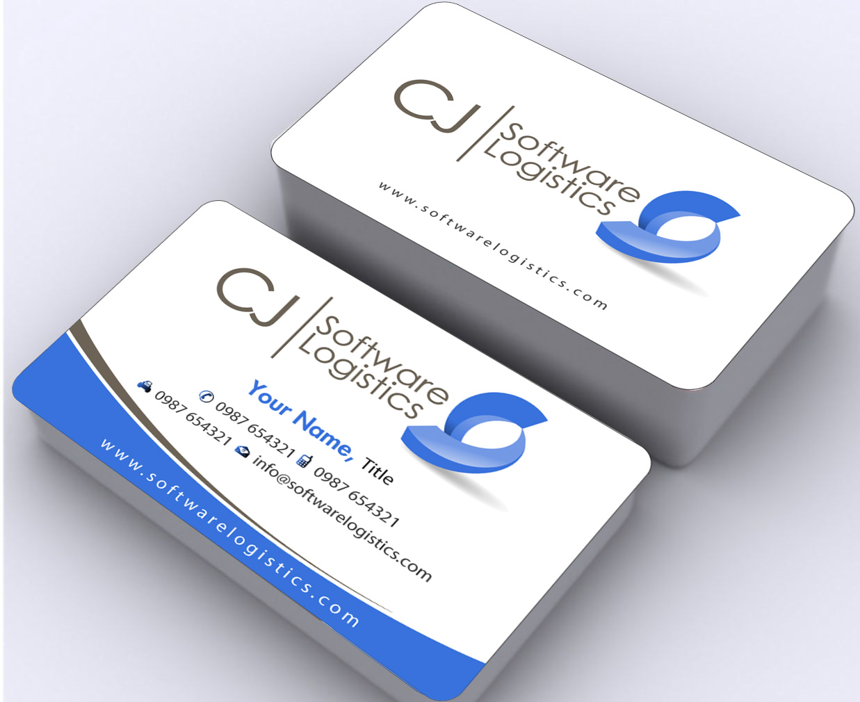 Visitenkarten-Design von Sbss für CJ Software Logistics | Design #1809735