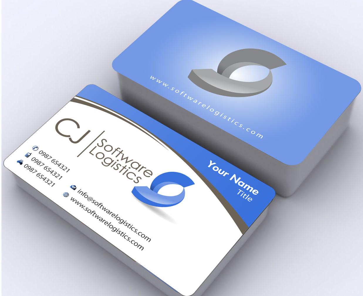 Visitenkarten-Design von Sbss für CJ Software Logistics | Design #1811562