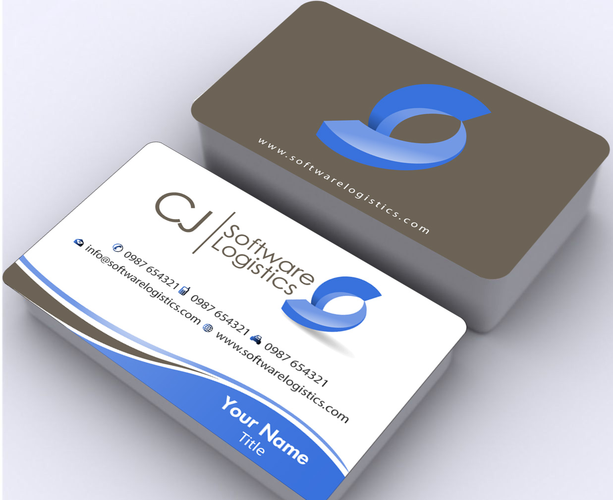 Visitenkarten-Design von Sbss für CJ Software Logistics | Design #1811566