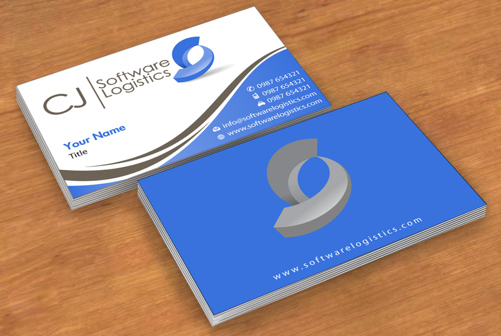 Business Card Design by Sbss for CJ Software Logistics | Design #1811588