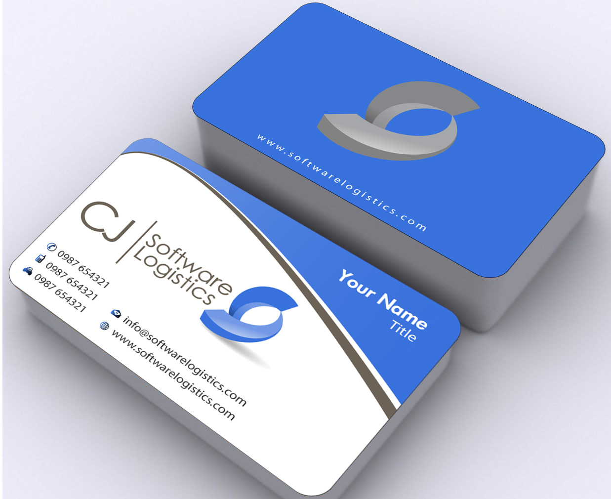 Visitenkarten-Design von Sbss für CJ Software Logistics | Design #1811622