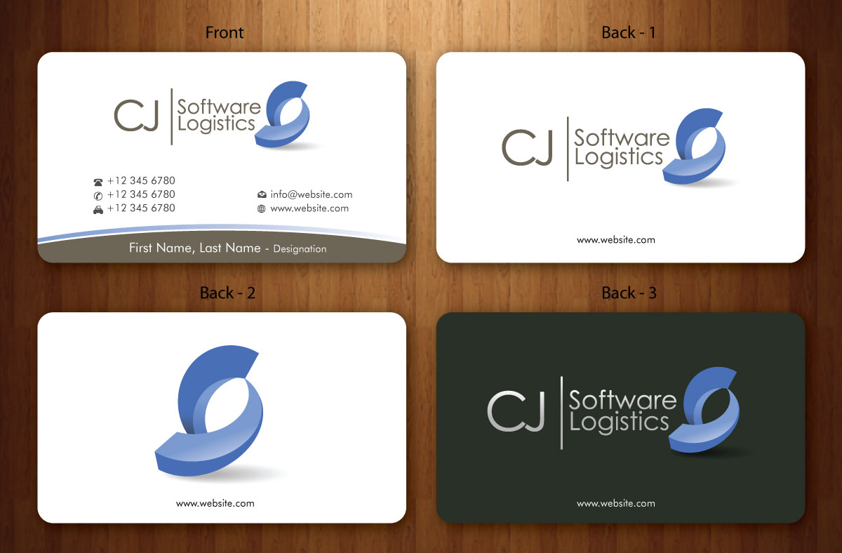 Visitenkarten-Design von Sbss für CJ Software Logistics | Design #1812062