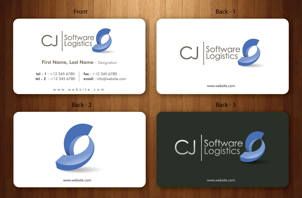 Business Card Design by Sbss for CJ Software Logistics | Design #1812065