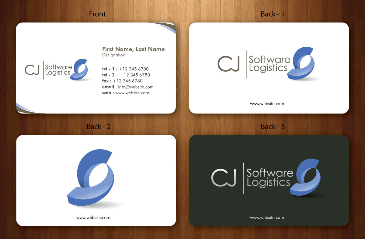 Visitenkarten-Design von Sbss für CJ Software Logistics | Design #1812080